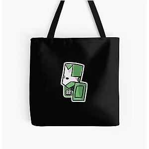 Castle Crashers Green Knight Over Print Tote Bag
