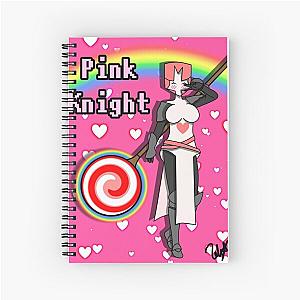 Castle Crashers Pink Knight Spiral Notebook