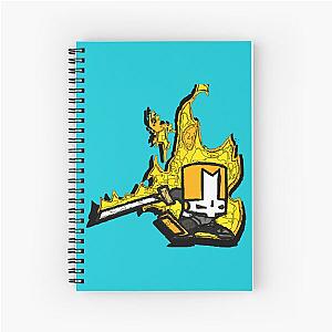 Castle Crashers Orange Knight Spiral Notebook