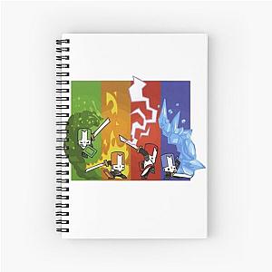 Castle Crashers Lightweight Hoodie Spiral Notebook
