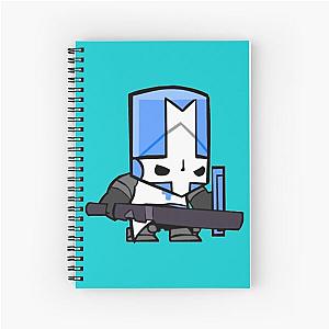 Castle Crashers Blue Knight Spiral Notebook