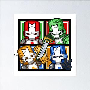 Castle Crashers Four Square Poster
