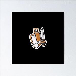Castle Crashers Orange Knight Poster