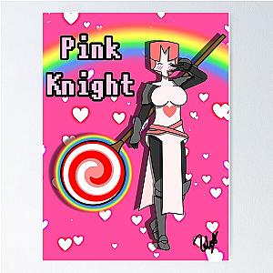 Castle Crashers Pink Knight Poster
