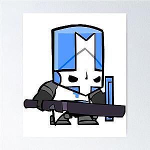 Castle Crashers Blue Active Poster