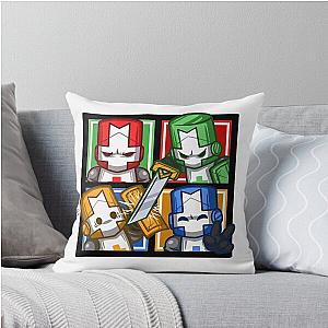 Castle Crashers Four Square Throw Pillow