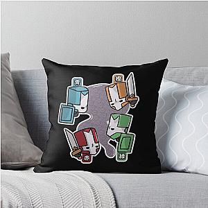 Castle Crashers Knights Throw Pillow