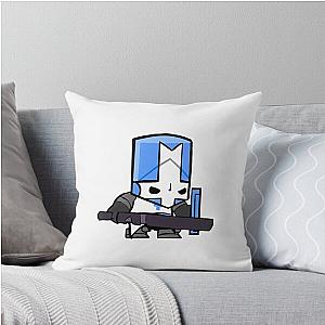 Castle Crashers Blue Knight Throw Pillow