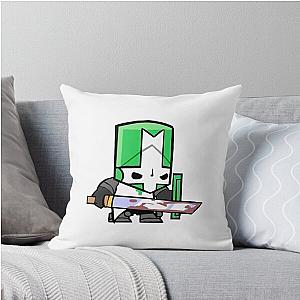 Castle Crashers Green Knight Throw Pillow