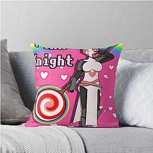 Castle Crashers Pink Knight Throw Pillow