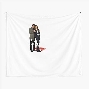 Birthday Gift Castle And Beckett Retro Wave Tapestry