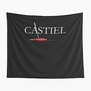 People Call Me Castle 13Rd Anniversary 2009 Stana Katic Nathan Fillion  Retro Vintage Tapestry