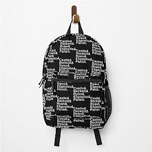 Castle  Beckett  Ryan  Esposito Parish  Backpack