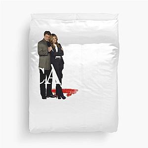 Birthday Gift Castle And Beckett Retro Wave Duvet Cover