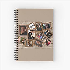 Castle collage frame Spiral Notebook