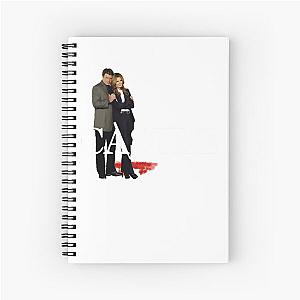 Birthday Gift Castle And Beckett Retro Wave Spiral Notebook