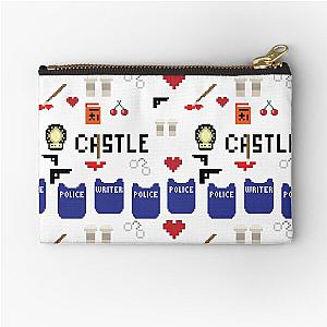 Castle in pixels Zipper Pouch