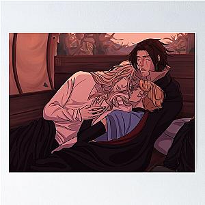 Castlevania Trephacard Sleepy Wagon Cuddling  Poster