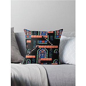 Castlevania III - Window Panes Throw Pillow