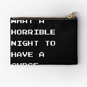 Castlevania - What a Horrible Night to Have a Curse Zipper Pouch