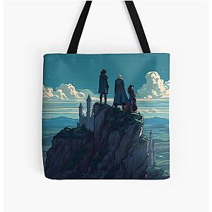 Castlevania Trevor, Sypha, and Alucard  All Over Print Tote Bag