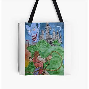 Castlevania Watercolor All Over Print Tote Bag