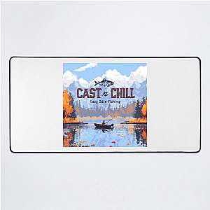 Cast First, Chill Later Cast N Chill Mouse Pads