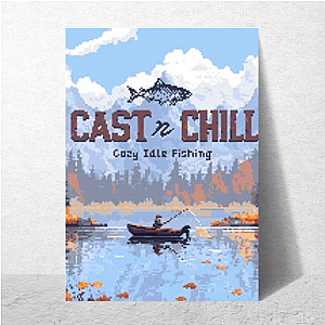 Cast First, Chill Later Cast N Chill Posters