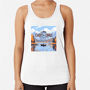 Cast First, Chill Later Cast N Chill Tank Tops