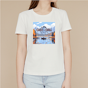 Cast First, Chill Later Cast N Chill T-Shirts