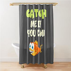 Fortnite Shadow Fishstick Gamer Funny Meme Catch Me If You Can Shower Curtain