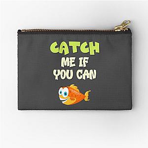Fortnite Shadow Fishstick Lover Gamer Funny Meme Catch Me If You Can Zipper Pouch