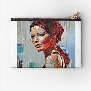 painting with  Catherine`s figure  Zipper Pouch