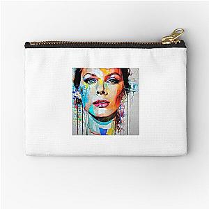 sketch with Catherine`s face Zipper Pouch