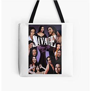 Morticia Catherine Zeta Jones All Over Print Tote Bag