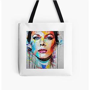 sketch with Catherine`s face All Over Print Tote Bag