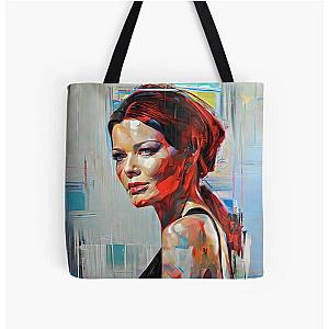 painting with  Catherine`s figure  All Over Print Tote Bag