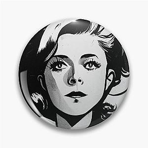 Catherine Deneuve portrait drawing Pin