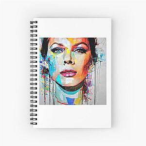 sketch with Catherine`s face Spiral Notebook