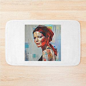 painting with  Catherine`s figure  Bath Mat