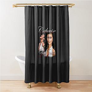 Catherine Zeta Jones t shirt Shower Curtain