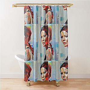 painting with  Catherine`s figure  Shower Curtain