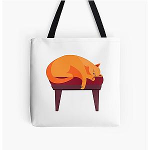 catnap All Over Print Tote Bag