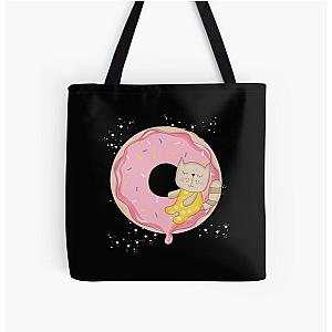 catnap donut All Over Print Tote Bag