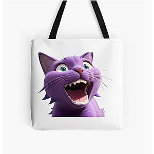 catnap laughing All Over Print Tote Bag