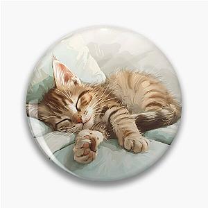 Cute kitten taking a catnap 30 Pin