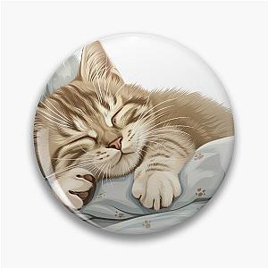 Cute kitten taking a catnap 28 Pin