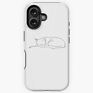 Cat catnap sketch iPhone Tough Case