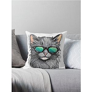 Catnap Forever Throw Pillow