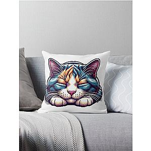 Catnap Throw Pillow